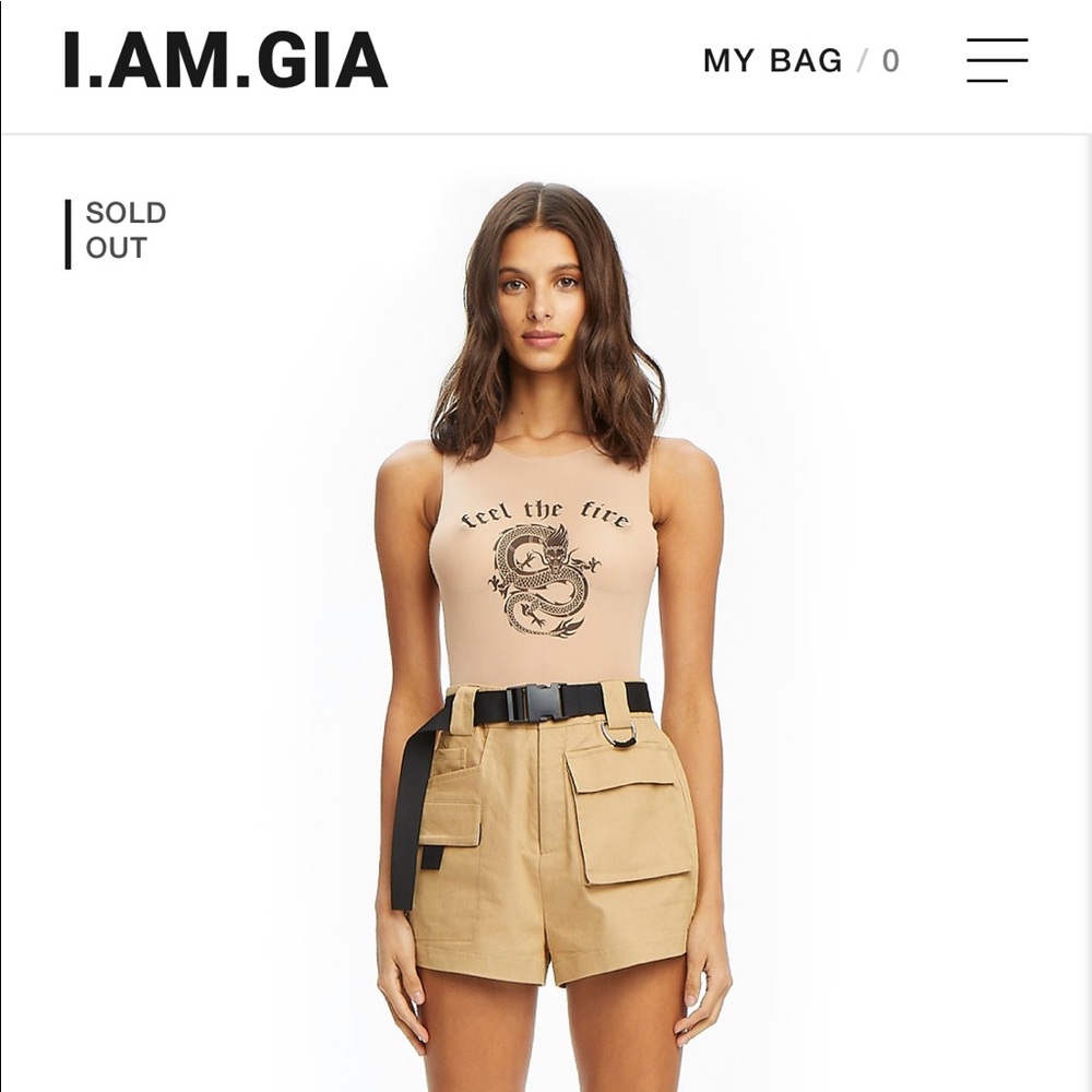 I Am Gia Harper Short Tan